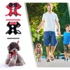 Hundklädflicka Valpkläder Summer korsett och koppel Set med snygg klänning Bow Tie Black Vest för valpar Dogsdog