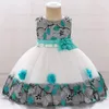 Girl's Dresses Infant Baby Girl Dress Tulle Baptism For Girls 1st Year Birthday Beading Lace Appliqued Party Wedding Prom Kids ClothesGirl's