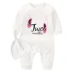 Kleding sets ysculbutol baby bodysuit 0-12month schattig meisje eerste verjaardag gift meisjes zomerjurk