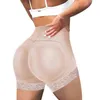 Femmes Booty Pads Panty Butt Lifter Culotte De Contrôle Faux Hip Enhancer Shaper Brief Push Up Sous-Vêtements Fesses Rembourré Shapewear Y220411