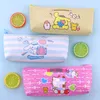 Cinnamoroll Kuromi Melody Pencil Case PU防水漫画ペンバッグ幼稚園オープニングギフト子供おもちゃ