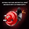 Professional Hand Tool Sets Universal Loud Car Air Horn 12V Trumpet Super Train For Trucks Vehicle Dual-tone Electric Snail Whistle