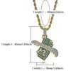 Colliers pendants Fashion Creative Design Winged Dollar Zircon Collier Rock Hip Hop Party Hip Hop