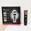 Cabelo profissional Clipper Recarregável Aparador elétrico para homens Beard Kids Barber Corte de corte de barbeiro Corte de cabelo LED Screen 220712