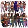 Mode Brief Bademode Frauen Trainingsanzug Ärmellose Weste Tanks + Hosen Leggings 2 Stück Outfits Shark Tiger Blumendruck Sport Anzug Kleidung Gutes Material