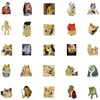 50Pcs/Lot Cartoon Funny Dog Meme Stickers Doge graffiti Stickers for DIY Luggage Laptop Skateboard Motorcycle Sticker