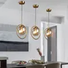 Anhängerlampen magische Bohnen Ein Buffet Restaurant mit Schlafzimmer Die Kopfbettlampe Licht luxuriöser kleiner Glas -Kronliererpendant