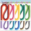 Juya Multi-Color Paper-Quilling-Streifen Set 60 Farben 10 Packungen 54cm Länge, 3mm / 5mm / 7mm / 10mm Verfügbar 220328