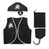 Conjuntos de roupas Kids Boys Pirate Traje Halloween Colony Cosplay Set Clubwear Gothic Theme Party Dress Up Roupas