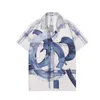 2022メンズTシャツシャツティーティーズ衣料ブリティッシュビジネスファッションタイガーレター幾何学的なストライププリントトップボーイズサマーTシャツアジアサイズM-3XL
