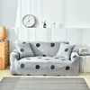 Stuhlhussen, Blumen, elastische Sofa-Schutzhülle, Wohnzimmer, gepunktete Blätter, Schonbezüge, Schnittsofa-Sofabezug, Housse De CanapChair