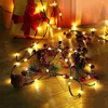 Strings 100/500/800 LED Fairy String Lights Outdoor Christmas Rope Light Green PVC Koperdraad Garland Plug -in voor vakantiedecorled