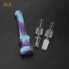 Wholesale Hookah 10MM 14MM 18MM Quartz Tip Glass Oil Burner Pipe Accessories Quartz Tips For Glass Water Bongs Pipes Dab Oil Rigs