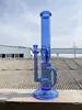 Unique Biao glass recycle style bong Multi-color beaker glass hookah with 16inch and 14mm joint factory direct sales