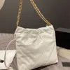 Модные женские сумки дизайнер роскошная сумочка 2022 Новая мусорная мешка мягкая кожа большая объем тота G220621