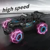 O8 2,4 GHz 4WD RC CARS FLAT-RACING TRUCK MET LICHT 1-14 afstandsbediening Dirt Bike High Speed ​​Off-Road Car Kids RC Toy Boy Gift Q102 JJRC