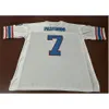 Uf Chen37 Custom Men Youth women Vintage #7 UNSIGNED Sewn Stitched Dan Pastorini Football Jersey size s-5XL or custom any name or number jersey