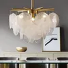 Simple crystal chandelier Lamps modern living room copper Nordic creative bedroom fashion LED luxury glass dining room lamp