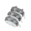 15 pcs / lote Cartoon Totoro Style Felpa Cremallera Bolsas de lápices Bolsa de cosméticos Bolsa Suministros de escritura Office School Supplies257d