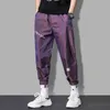 Printemps nouveaux hommes pantalons décontractés mâle Corée mode taille élastique Jogging pantalons de survêtement pantalon Streetwear Hip Hop pantalon Cargo pantalon G220507