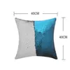 13 Stil sjöjungfrukudde Cover Magic Sequin Sublimation Cushion Throw Pudowcase 40x40cm Färg Byt reversibelt kuddfodral för heminredning