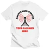 Мужские футболки любительские ветчины Radio Calling Antenna Mens Mens Womens 2022 Tops Tee Tee Firt Size 8 10 12 S-XXL Футболка Custom Printmen's