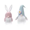 Party Decoration Easter Decorations Gnome Faceless Plush Doll med LED -lampor Söta ornament för barn Män Kvinnor HomeParty Partyparty