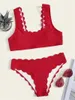 Bikini Push Up Purfle Red Swimwear Swimsuit Women Bikinis Set Bathing Suit Beach Bikini Female Trajes De Bano Mujer Tankini 220423