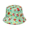 Sombreros de fiesta para adultos de verano, diseño de fruta Unisex, naranja, melocotón, limón, Magon, diseño, sombreros antisol para exteriores