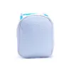 10pcs Borse isotermiche Bambini Seersucker Plain Large Capacity Lunch Bag Mix Color Outdoor