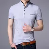 Polo Männer Casual Baumwolle Einfarbig Poloshirt Herren Atmungsaktive T-shirt Golf Tennis Kleidung Plus 220616