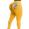 Projektantki Kobiet Spodnie Yoga Seksowne rajstopy drukowane legginsy Multi kolorowe spodnie