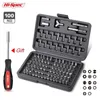 HiSpec 100pc Screwdriver Set with Bit Driver Tamper Proof Torq Torx Hex Star Screw for Home Appliances Repair Y200321