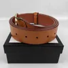 Men Designers Billts Man Classic Leather Leather Black Brown Belt Cinturones de Width 3 8cm with Box2594