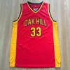 SJZL98 Men's 33 Kevin Durant Oak Hill High School Basketball Jersey 22 Carmelo Anthony Stitched Mens Jerseys