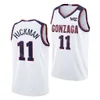 NCAA Gonzagaブルドッグカレッジバスケットボール3 Andrew Nembhard Jersey University 45 Rasir Bolton 11 Nolan Hickman 2 Drew Timme 34 Chet Holmgren 0 Julian Strawther Sport