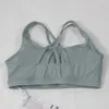 lu-05 Yoga Cross Strap Energy Bra Women's Sports Tank Top nude Tight Running Fitness Gym Clothes Workout Casual Vest Shirt