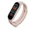 M6 Smart Wristbands Watch Uomo Donna Frequenza cardiaca Monitor della pressione sanguigna Sport Smartwatch Smart Activity Fitness Tracker per Apple Xiaomi