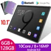 2022 Novo PAD T10W 6GB RAM 128 GB ROM 10,1 polegadas 10 Vendas de fábrica principal com teclado Android 8 Google Play Tablet PC com caixa