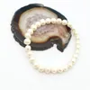 Chaîne de liaison 10pcs / lot Bracelet de perles de perle en eau douce naturelle Naturel