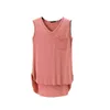Women's Tanks & Camis Summer Mid-length Tank Tops Modal V-neck Sleeveless Black Crop Top Solid Color Basic Shirt Clothing For Women Streetwe