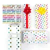 Gift Wrap Wraping Paper Happy Birthday 70 300cm DIY Handmade Craft Star Love Dot Packaging MaterialGift