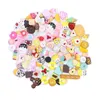 100 pièces/ensemble mignon Mini bonbons beignet pain poupée nourriture Fruits maison de poupée Miniature gâteau accessoires maison artisanat décor gâteau enfants cuisine jouets 1012