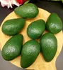 Party Decoratie 5.7x9.5cm kunstmatige avocado model plastic nep fruit fruit voedsel pography props feestelijke leveranciersparty