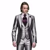 Herenpakken blazers nieuwste jas pants ontwerpen beige mannen pakken prom smoking slim f 220823