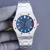 Designer Mens Watches 41mm Automatic Mechanical Wristwatches Stainless Steel Strap Calendar Time Folding Buckle Waterproof Watch with Box Factory