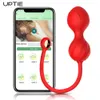 Vibradores de punto G con Bluetooth para mujer, vibrador con Control por aplicación remota, ropa de bola femenina para Vagina, bragas vibratorias, juguete sexy para adultos 18