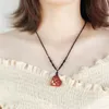 Free Custom Photo Handmade Wood Illusionist Locket Pendant Women Sweater Necklace Couple Lovers Valentine's Day Gift