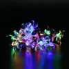 Cordes lumières solaires guirlande fleur fée jardin lumière pour extérieur maison pelouse mariage Patio fête HolidayLED LED