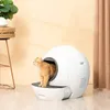 التنظيف الذاتي القمامة القمامة صندوق القمامة التلقائي Cat Basin Control Smart Large for Town Cats Safety Protection Removal Removal